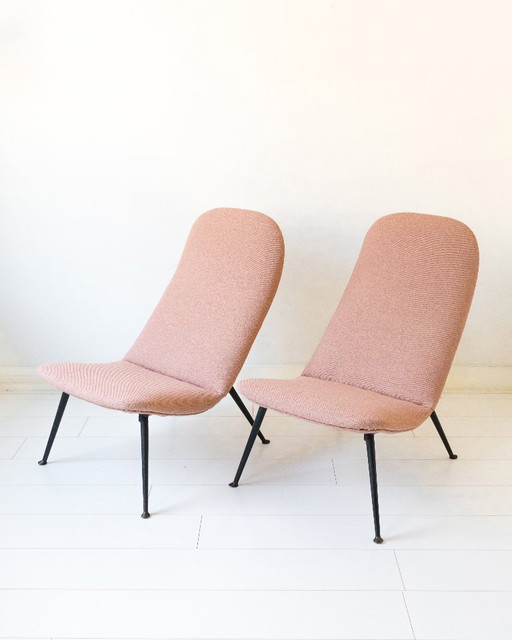 2 fauteuils vintage Theo Ruth pour Artifort