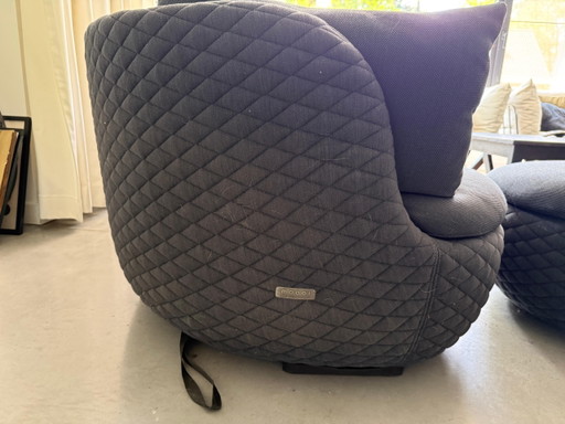Divano Moooi Bart con pouf