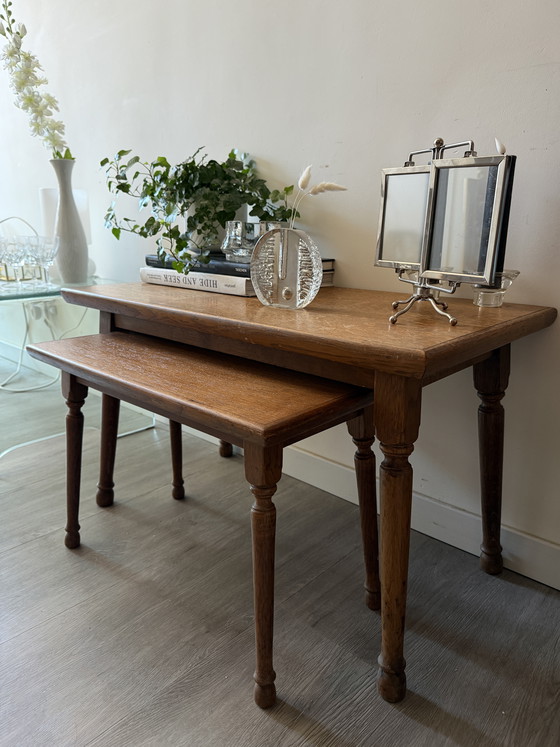 Image 1 of Set of 2 vintage side tables Mimi set