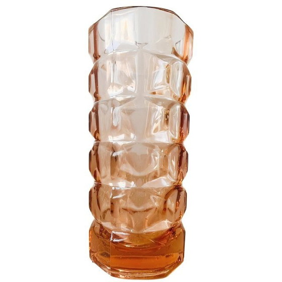 Image 1 of Vase vintage Rosaline Luminarc en verre rose des années 1960
