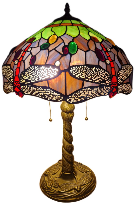 Image 1 of Beautiful Tiffany-style table lamp 60x40