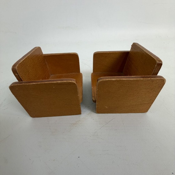 Mid-century modern miniature furniture set from the Soviet Union – Decorative Objects, Wood (photo 6 of 15)