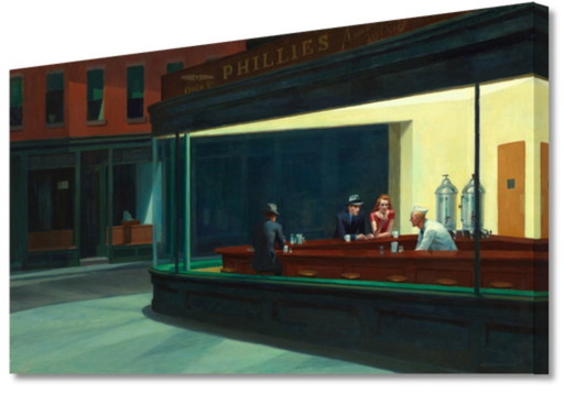 Edward Hopper----Nighthawks (on canvas)