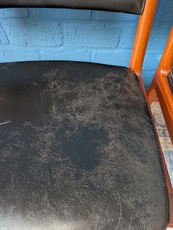 Image 1 of 4x Danish Design Chairs, Designed By Kai Lyngfeldt Larsen For Søren Willadsen, 1960s