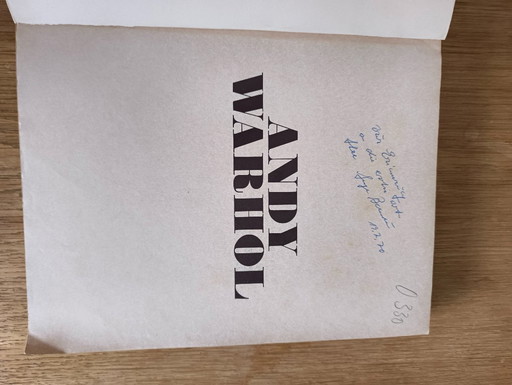 Catálogo de la exposición 'Andy Warhol - Moderna Muséet, Estocolmo', 1968