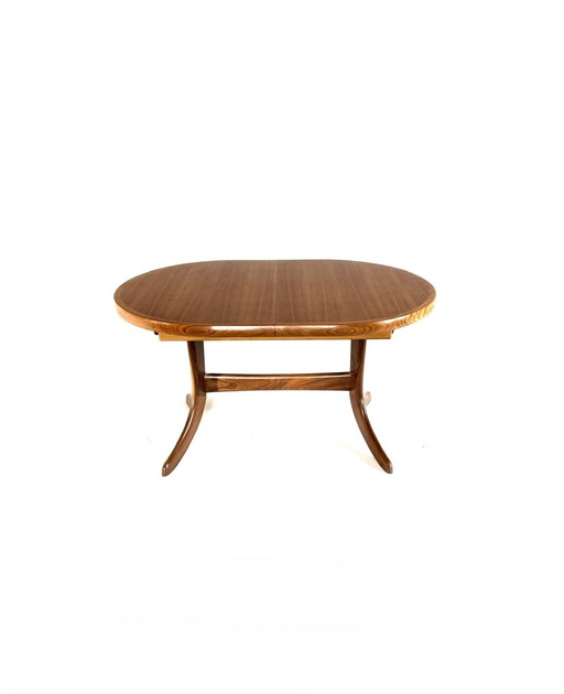 Vintage extendable teak dining table, Denmark 1960s