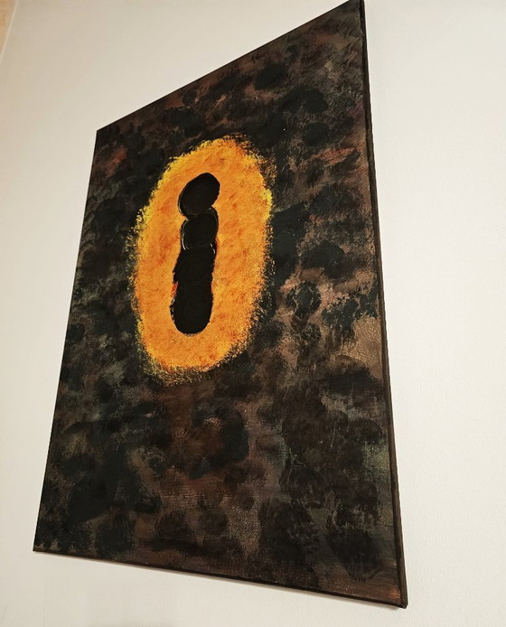 Image 1 of Large Abstract Painting –  Portal of Presence  – T.C. Freiberger – Contemporary Expressionism Lar