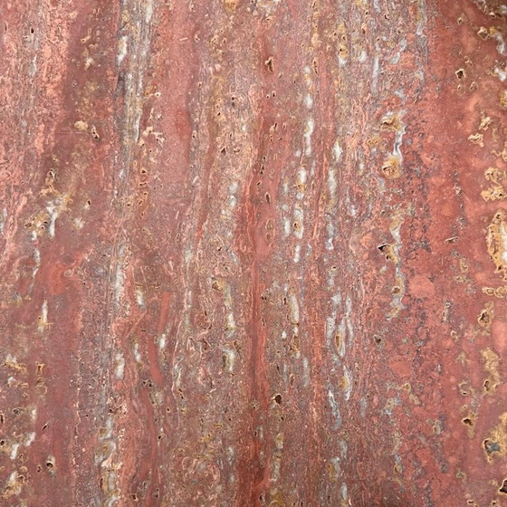 Tavolo Design in Travertino Rosso Naturale – Tavoli da pranzo (photo 2 of 6)