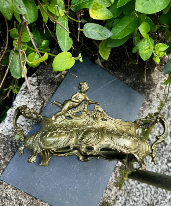Macetas grandes para jardín de rocas, ángel Art Nouveau – Metal, Rococo (photo 3 of 18)