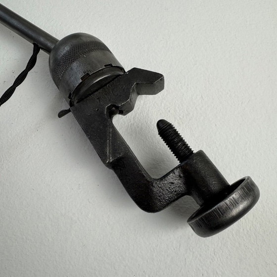 Image 1 of OUDE INDUSTRIËLE WANDLAMP “GRAS RAVEL” N° 204 Halfvast