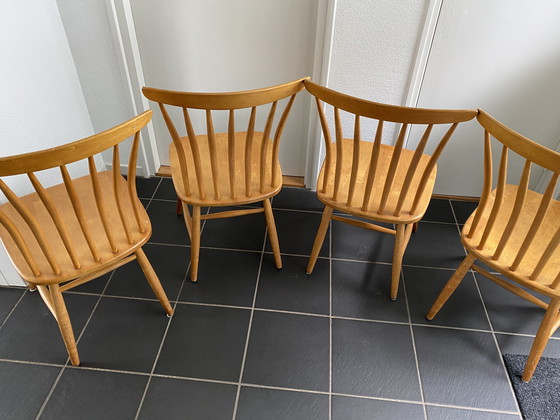 Image 1 of 4x Pastoe Akerblom stoelen 