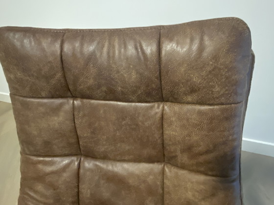 Image 1 of Swivel armchair Cooper Captains Chair leather Africa Tabac