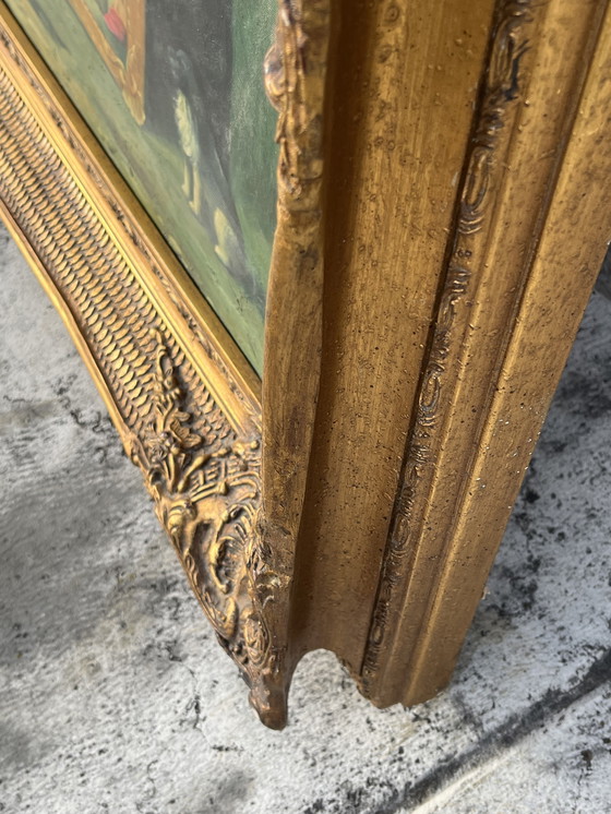 Image 1 of Antique oil painting on canvas