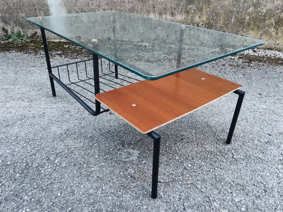 Image 1 of Modernistische salontafel, Frankrijk, 1960