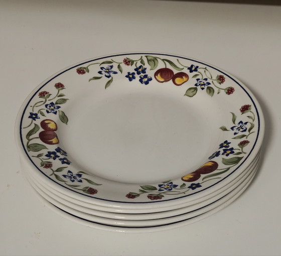 Churchill set di 5 piatti motivo Charente, collezione Marlborough, Stoviglie, Ceramica, Blu (foto 4 di 6)