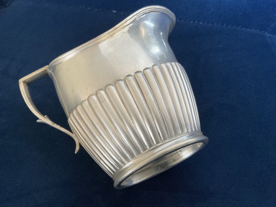 Image 1 of KIRBY BEARD & co , service 3 pièces art déco en métal argenté ( 1920 / 1930 )