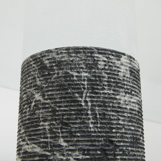 Image 1 of Giulio Lazzotti Column Stone Coffee Table for Casigliani Italy, 1970s