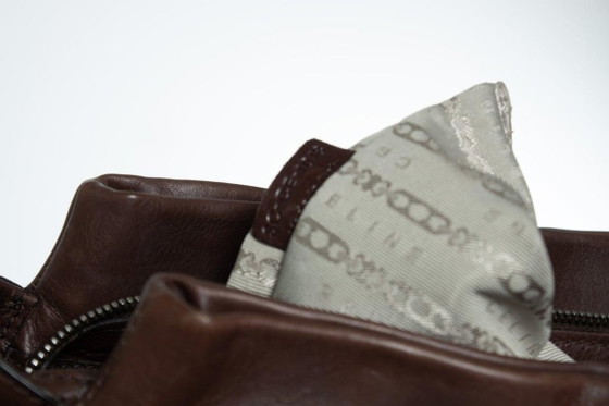 Image 1 of Bolso Celine Blossom de piel marrón