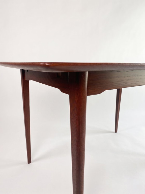 Image 1 of Vintage Scandinavian Mid-Century Modern Extendable Dining Table