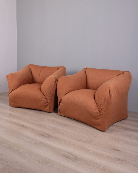 Image 1 of PAIRE DE FAUTEUILS VINTAGE DES ANNÉES 1970 « TENTAZIONE », CONÇUS PAR MARIO BELLINI POUR CASSINA