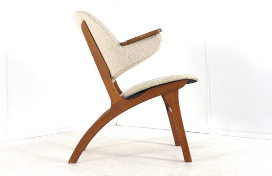 Carl Edward Matthes Poltrona modello 33a vintage appena rivestita – Poltrone, Legno (photo 3 of 15)