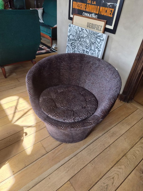 Sessel Gamma von Pierre Guariche, 1960, Meurop – Beistellstühle, Velvet (photo 5 of 5)