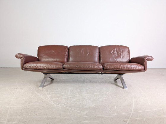 Image 1 of Three-seater mid-century sofa de Sede DS 31 leather brown design