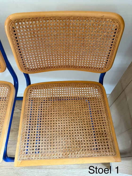 Image 1 of Rare blue Breuer style Cesca Chair