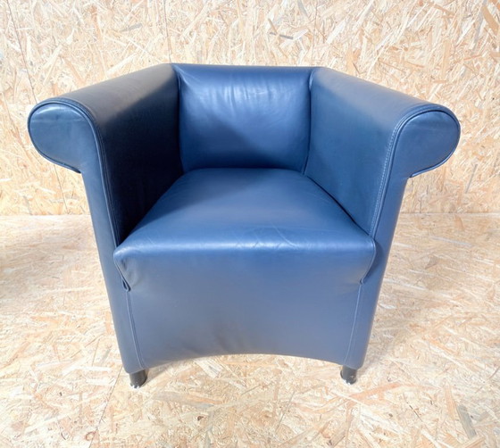 Image 1 of Poltrona Wittmann Petrol Leather Club Paolo Piva