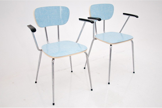 Image 1 of A pair of chairs with armrests, Poland, 1970s