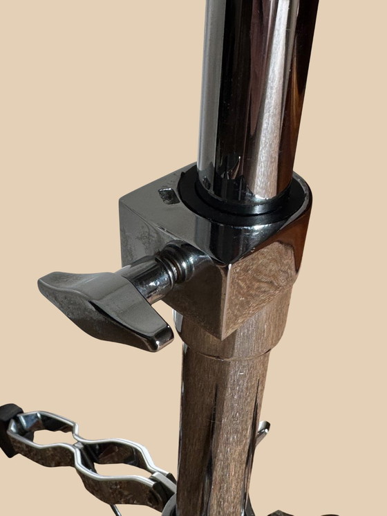 Image 1 of 🥁 UNIQUE DESIGN SIDE TABLE | CYMBAL STAND TABLE | 90s