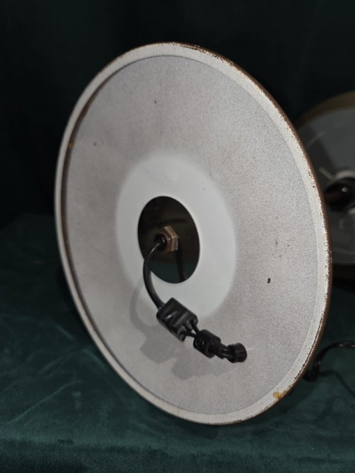 Mid-Century Acryl Paddenstoel Tafellamp Van Dijkstra, Nederland, Jaren 70