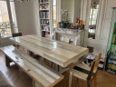 Piet Hein Eek Tafel – Origineel Scrapwood – Complete Set (tafel + banken + stoelen)