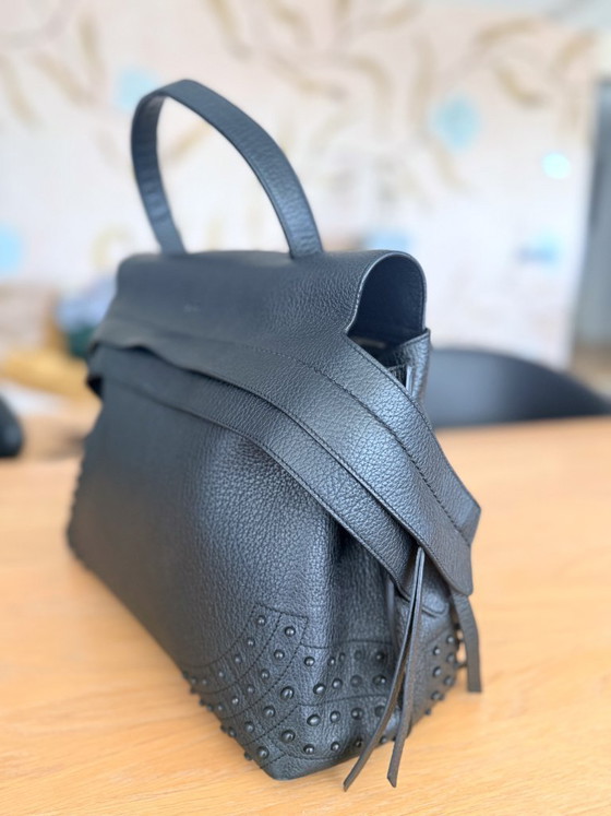 Schwarze Tod's Wave Handtasche – Henkeltaschen, Leather, Calfskin (photo 9 of 13)
