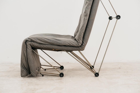 Image 1 of Loungestoel Fauteuil Geometrisch ontwerp Postmodern Modern jaren 80