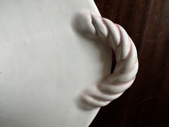 Image 1 of Große Schale / Vakuum Tasche Vallauris Keramikerin VTF 38 / 32 cm