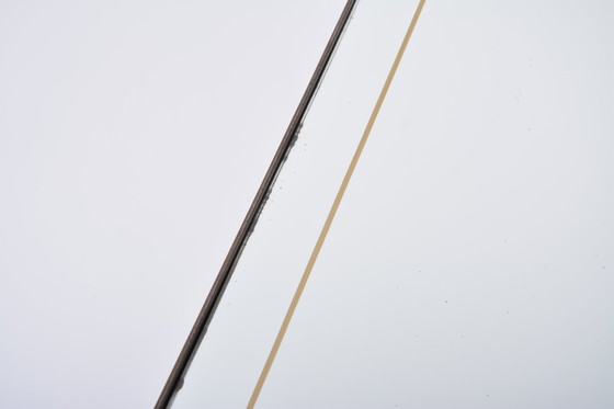 Image 1 of Hollywood Regency Brass and Glass Nesting Tables in the Style of Maison Jansen, Set of 3
