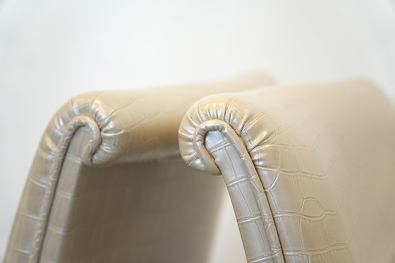 Image 1 of 4er-Set Transoceanic Kunstleder-Esszimmerstühle - Moderne Eleganz trifft auf dauerhaften Komfort