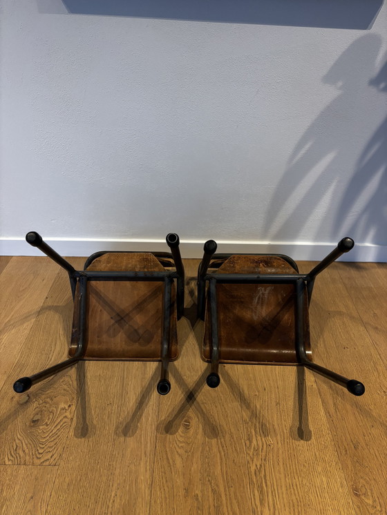 Image 1 of Kleine oude vintage kinderstoeltjes 