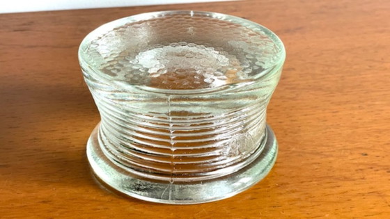 Image 1 of Vintage Glass Paperweight Trinket Tray