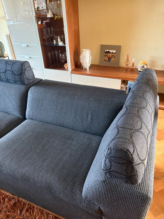 Divano angolare Leolux antracite, Divani angolari, Tessile, Grigio, Modern (foto 5 di 5)