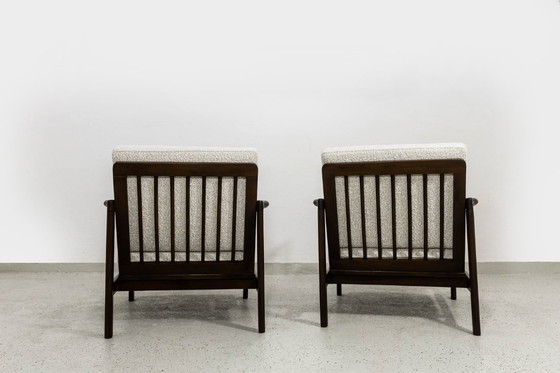 Image 1 of Fauteuils modernes du milieu du siècle par Zenon Bączyk, années 1960, lot de 2