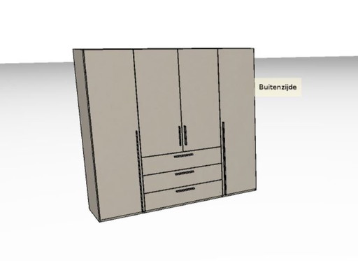 Nolte Horizont 100 kledingkast