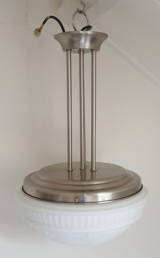 Image 1 of Grote Art Nouveau / Art Deco  stijl hanglamp