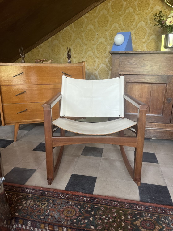 Image 1 of Axel Chay. Memphis designer blue table lamp