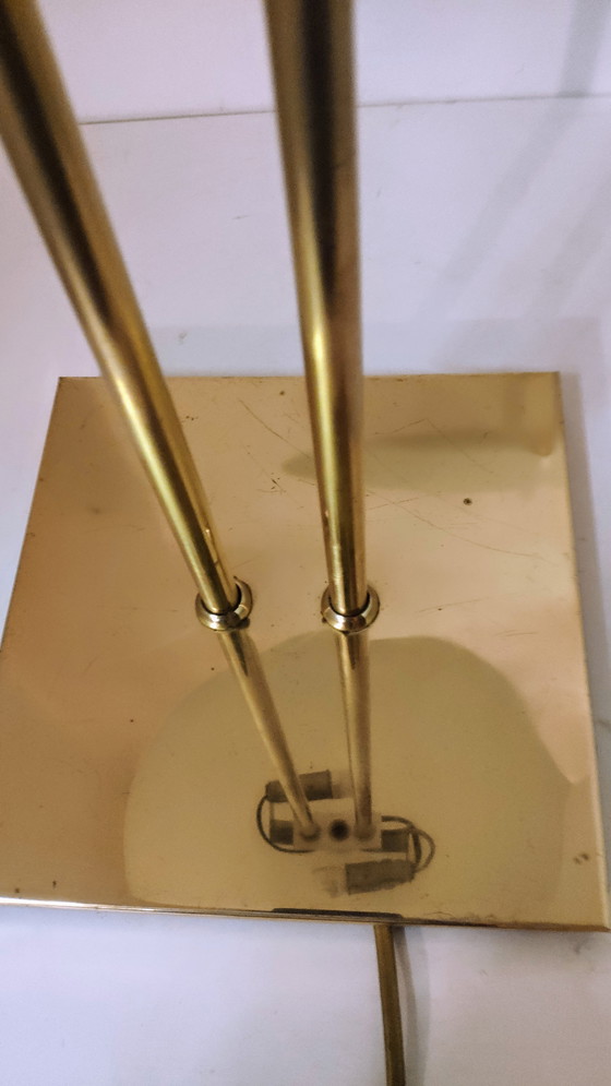 Image 1 of Mushroom Brass/Glass Jaren 70