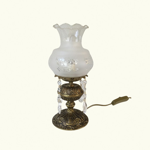  Style baroque, lampe de chevet en cristal, lampe de table en cristal, éclairage décoratif