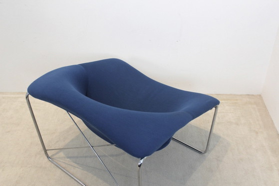 Cubic Chair von Olivier Mourgue für Airborne International, Verstellbarer relaxsessel, Blau, Space Age (Foto 8 von 13)