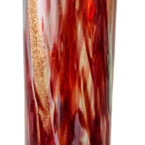 Image 1 of Antico vaso in vetro screziato Legras in vetro marmorizzato Art Deco anni '20
