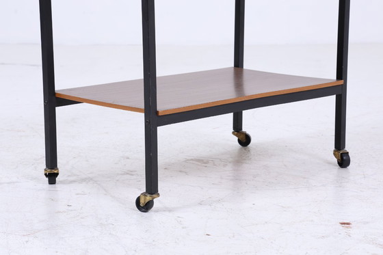 Image 1 of Vintage serving trolley from the 60s | Mid - Century table telephone table side table retro #05-25